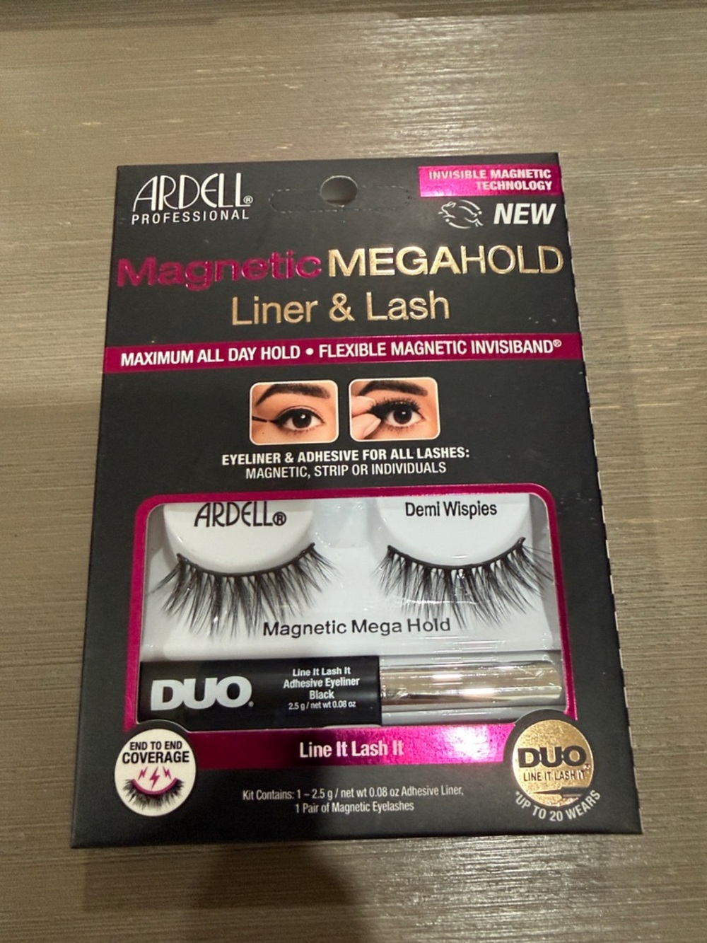 Ardell Magnetic MegaHold Liner & Lash - Black Demi Wispies